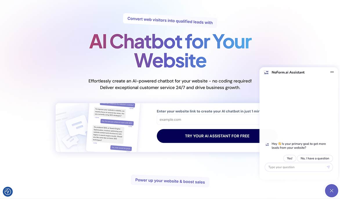 KI Chatbot in Website integriert