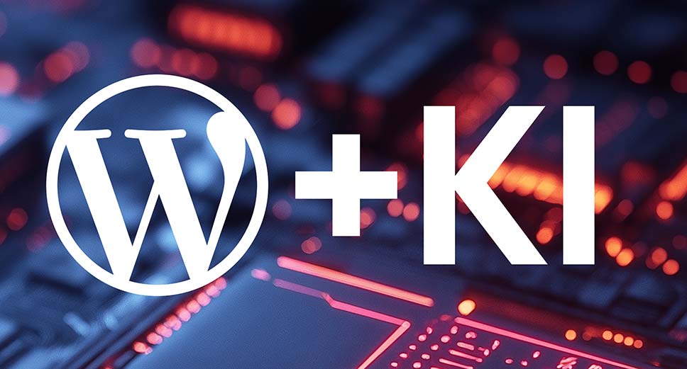 Titelbild WordPress und KI